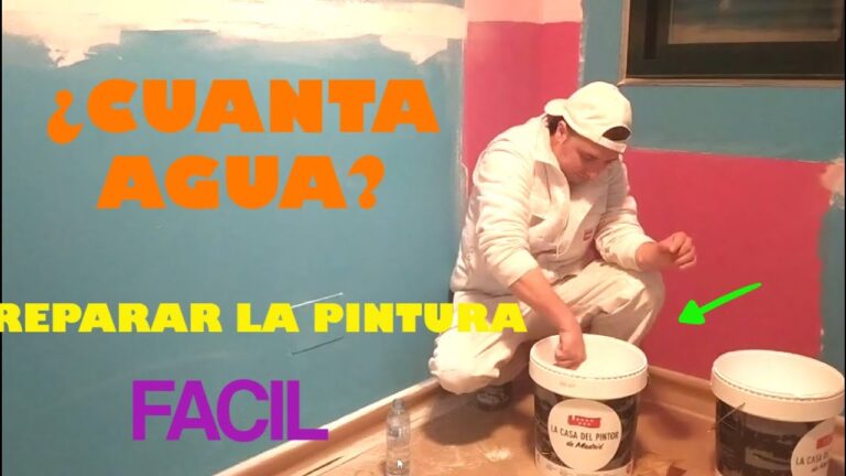 Secretos revelados: ¿Con qué agua se diluye 1 litro de pintura